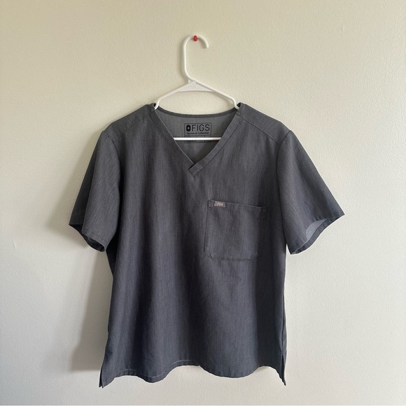 Figs Technical Collection Catarina One-Pocket Scrub Top Graphite XL - Picture 2 of 4